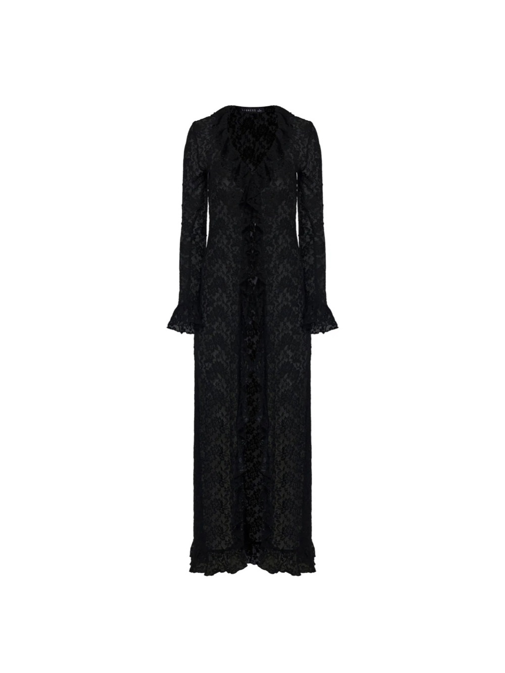 Lioness Black Lace Maxi Dress - Picture 6 of 6